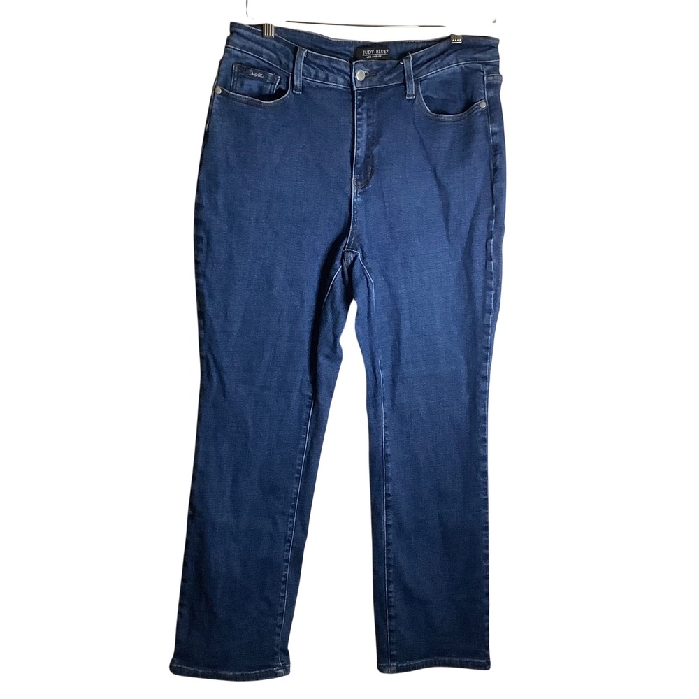 Judy Blue High Rise Straight Leg Jeans Dark Wash Size 16W JBB8467